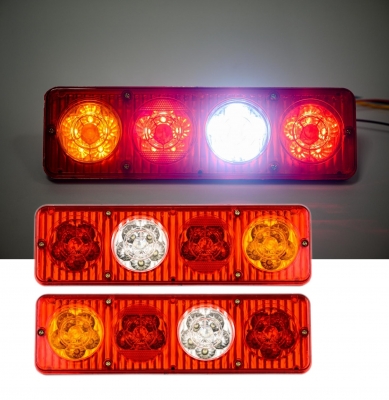 Комплект LED стопове мигач задна светлина 24V за камион бус ТИР, ремарке ST0152