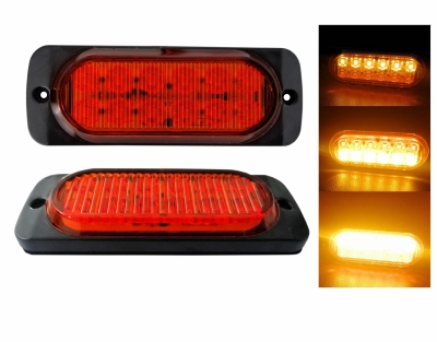 12 LED ЛЕД Аварийна Лампа За Пътна Помощ, Жълта Блиц Светлина, Мигаща! MAR950
