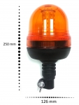 LED ЛЕД Аварийна/сигнална лампа Маяк буркан 12/24V MAR708