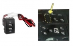 Двойно УСБ USB за вграждане за МЕРЦЕДЕС MERCEDEC Actros