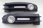 Нов комплект за директно заместване, халогени с решетки и LED ЛЕД крушки , фарове за мъгла за Volkswagen Фолксваген CADDY Кади 2003-2009