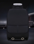 Луксозни калъфи за седалки Комплект Черна Кожена универсална тапицерия TAP785