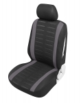 Универсална Авто тапицерия Kалъфи За Седалки Пълен Комплект 9 Части Сиво Черно TAP470