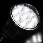 LED Халоген Кръгла Диодна Работна Лампа Диоден Фар Прожектор Задна Светлина 1350lm 27W