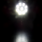 2 Броя Комплект Кръгли Мини Диоден Фар Прожектор Дневни Светлини Диодна Лампа Нови 27W