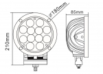 18 См 60W Супер Мощен PRO Led Диоден Халоген Лед Лампа Прожектор 12V 24V