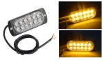 12 LED ЛЕД Аварийна Лампа За Пътна Помощ, Жълта Блиц Светлина, Мигаща! MAR750