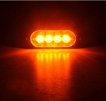 4 LED Аварийна Лампа За Пътна Помощ, Жълта Блиц Светлина, Мигаща! MAR330