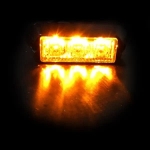 3 LED Аварийна Лампа За Пътна Помощ, Жълта Блиц Светлина, Мигаща! MAR751