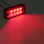 8 LED Червени - Диодни Лед Габарити / Светлини / Токоси - 99mm x 40mm - 24V