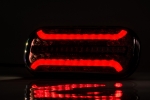 Комплект LED Светодиодни Стопове с Динамичен Мигач, С Букса и Окабеляване,  Ляв и Десен, 7 Функции, Е-Мark, 12V-24V