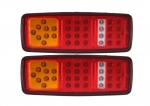 Комплект LED стопове мигач задна светлина 24V за камион бус ТИР, ремарке 2x ST0154