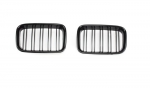 Двойни Бъбреци Решетки За БМВ BMW E36 Преди Фейслифта Черен Гланц Лак