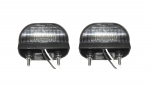 2 Броя Комплект LED Oсветление, Лед Плафон за Регистрационен Номер, 12V-24V, 75X45mm