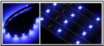 Комплект две 30СМ водоустойчиви диодни ленти - дневни светлини - 12 SMD диода - сини
