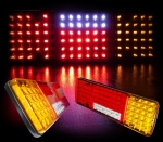 LED стопове мигач задна светлина 12V за камион бус ТИР, ремарке ST0155 + ST0156