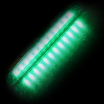 1 брой ЛЕД LED Зелен Диоден Маркер Габарит Токос със 12 светодиода за камион ремарке бус ван каравана платформа 24V MAR879