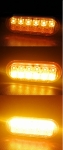 12 LED ЛЕД Аварийна Лампа За Пътна Помощ, Жълта Блиц Светлина, Мигаща!