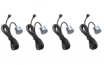 Ултразвуков Парктроник с Четири Датчика и LED Дисплей, Черен или Сив Цвят