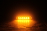 6 LED ЛЕД Жълта Аварийна Лампа Блиц Светлина Мигаща За Пътна Помощ Платформа и др. 10W с 8 режима 8х3 cm. 12-24V