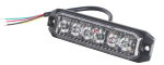 6 LED Блиц Светлина Мигаща Аварийна Лампа За Пътна Помощ Жълта 12V - 24V