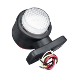 Комплект от 2 броя LED ЛЕД светодиодни габарити токоси рогче рогчета на  12V с три светлини бяла-жълта-червена