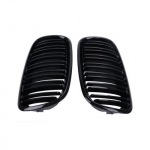 Двойни Бъбреци Решетки За БМВ BMW X5 X6 E70 E71 E72 2007-2014 Черен Гланц Лак