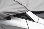Водоустойчиво покривало полукалъф за автомобил Хечбек или Комби  размер M-L 275 - 295 cm x 75 cm сив CarPassion