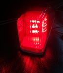 ЛЕД LED Светодиоден червен габарит за кабина на камион 12V - 24V за таван 14 х 4 х 6 cm