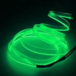 LED ЛЕД Диодна интериорна светеща лента за табло зелена светлина 12V 2м амбиентно осветление