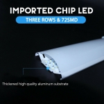 1 брой 72 ЛЕД LED Интериорна диодна лампа 28 см бяла светлина 12V за автомобил бус ван каравана кемпер дома или офиса