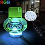 ЛЕД LED Светодиодно осветление за ароматизатор POPPY със RGB 7 различни цвята 12V - 24V с USB