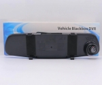 Авторегистратор видеорегистратор за автомобил с две камери предна и задна + огледало с монитор Full HD 1080P и 32 GB Micro SD Card карта с памет 12V - 24V