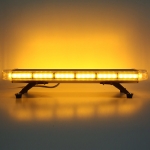 76.2 см 56 LED ЛЕД мощна аварийна диодна сигнална лампа блиц 12-24V 15 режима на работа жълта оранжева светлина E-Mark Е9 за пътна помощ платформа снегорин багер и др.