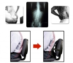 Анатомична облегалка лумбална опора за офис стол или автомобилна седалка