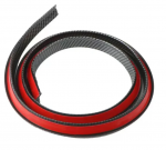 Универсална Защитна гумена лента лайсна протектор за калник калници или за облицовка на ръба на веждите карбон карбоновa 150 см/ 1.5M