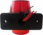 Комплект от 2 броя 12-24V  ЛЕД LED Диодни Странични Маркери Рогчета Светлини неон ефект За Камион Ремарке Каравана Кемпер АТВ  оранжево-червено 2X MAR949