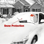 Термо сенник Покривало за предно стъкло на автомобил против сняг и слънце 150 x 95 см