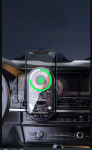 Smart Поставка стойка държач за телефон с безжично зарядно Wireless Charger за автомобил