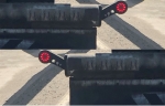 Комплект от 2 броя 12- 24V LED ЛЕД рогчета странични габаритни светлини въртящи се с ротация за камион ремарке платформа каравана и др. бяло-червено