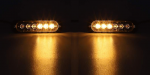 6 LED 12-24V  Диодна Аварийна Сигнална Лампа За Пътна Помощ Платформа Жълта Блиц Светлина Мигаща Оранжев 112 x 29 mm