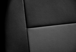 Универсални Кожени калъфи тапицерия за предни и задни седалки на автомобил кола пълен комплект от еко кожа в черно и сиво