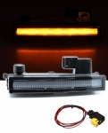 1бр преден габарит маркер LED светлини за сенник 24V за Скания Scania R S G 2016+ с букса оранжева светлина + конектор