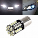 LED Лед Крушки, 44 SMD, Canbus, 1156 (P21W), 12V, Бяла Светлина