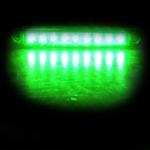 1 брой ЛЕД LED Зелен Диоден Маркер Габарит Токос със 9 светодиода за камион ремарке бус ван каравана платформа 12V