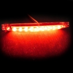 1 брой ЛЕД LED Червен Диоден Маркер Габарит Токос със 9 светодиода за камион ремарке бус ван каравана платформа 12V