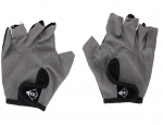 Комплект от 2 броя ръкавици за колело велосипед без пръсти сиво-черно размер S DUNLOP