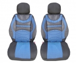 Луксзони калъфи тапицерия за седалки тип масажор с лумбална опора  Premium 1 - сини-черни