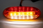 Комплект 2 броя LED Светодиоден Страничен Габарит, Оранжев, Бял, Червен цвят, 125mm x 44mm, 24V