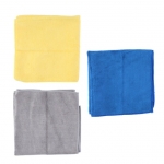 3 броя в комплект многофункционални меки микрофибърни кърпи за избърсване подсушаване и почистване на замърсявания 35 cm x 35 cm  DUNLOP